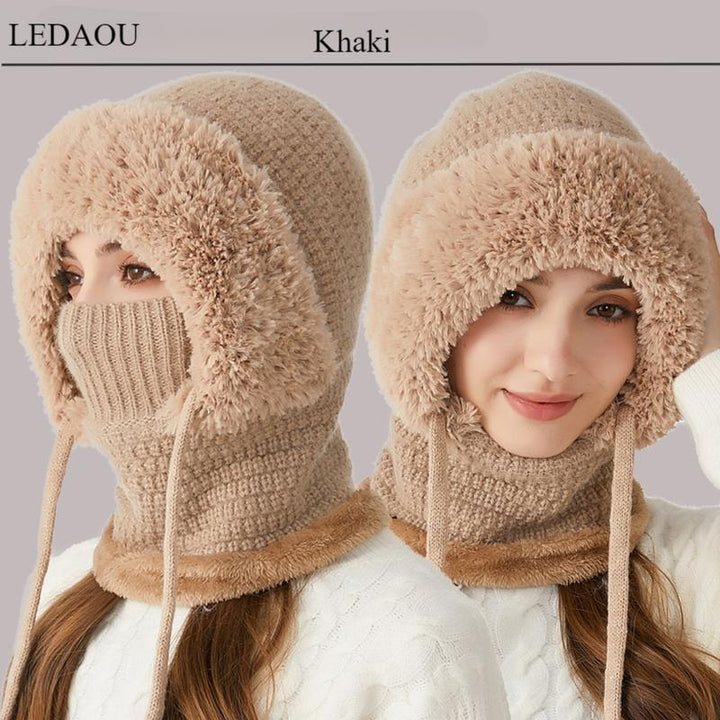 Women's Versatile 3-in-1 Beanie Hat