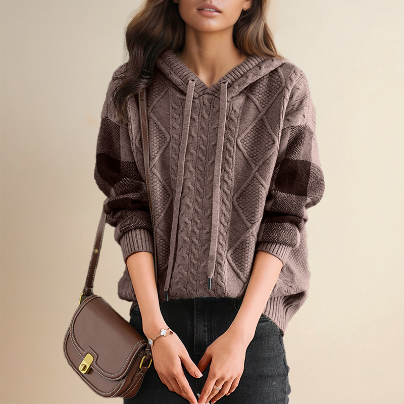 Alana™ | Jacquard Hooded Sweater