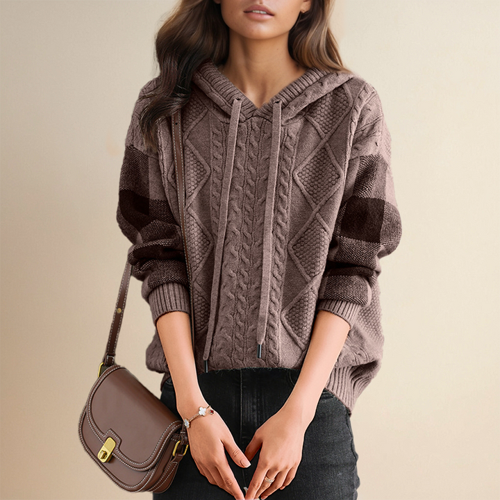 Alana™ | Jacquard Hooded Sweater