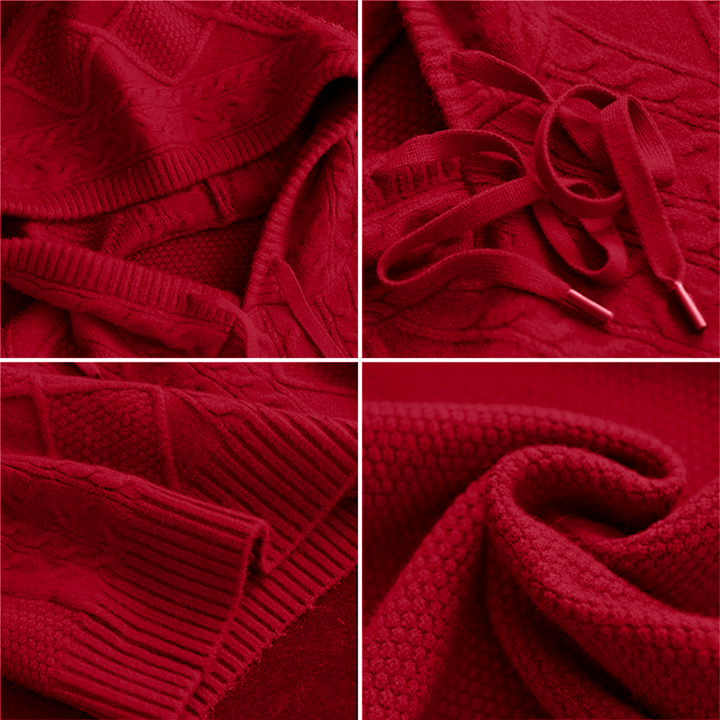 Alana™ | Jacquard Hooded Sweater