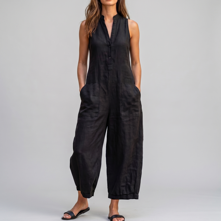AirJump™ | Combinaison sans manches à jambes larges pour femmes