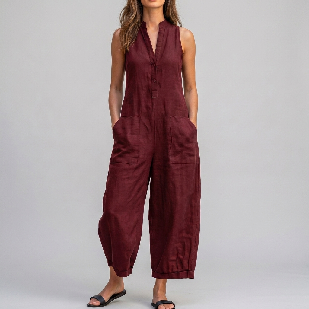 AirJump™ | Combinaison sans manches à jambes larges pour femmes