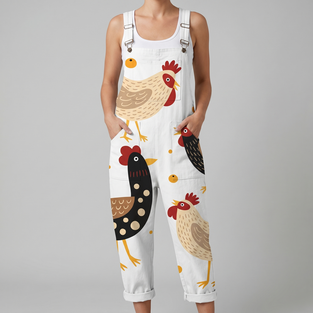 Greta™ | Combinaison de Poulet de Style Folk