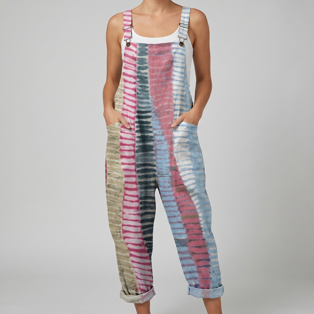 Kalani™ | Combinaison à Rayures Tie-Dye Verticales