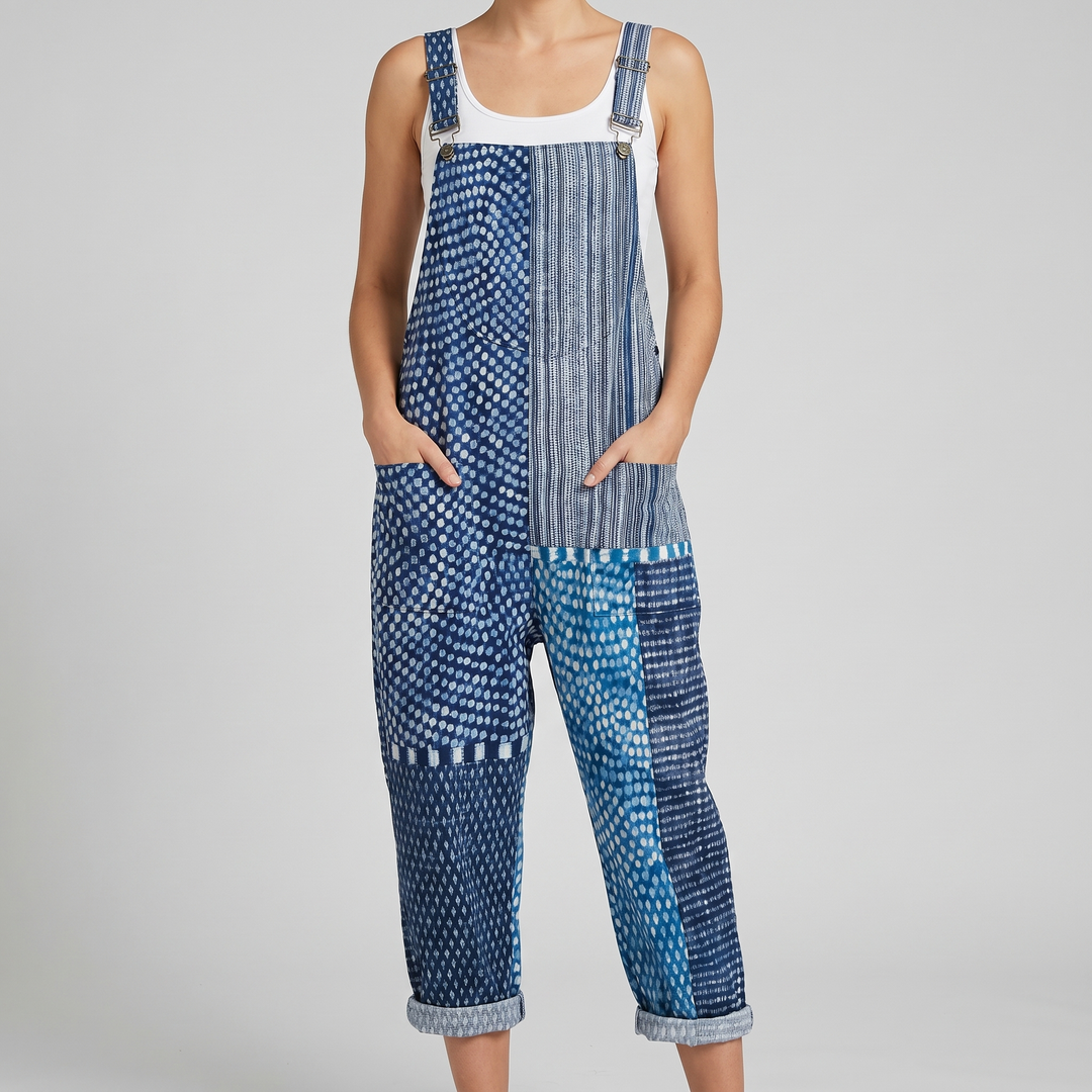 Batik™ | Salopette Patchwork Indigo