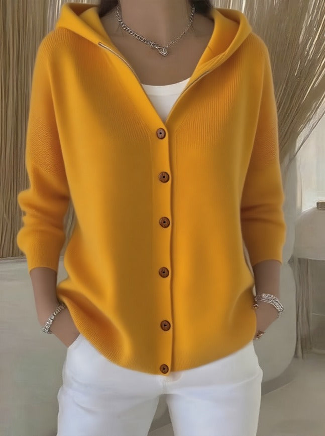 Claire™ | Hooded Knit Cardigan