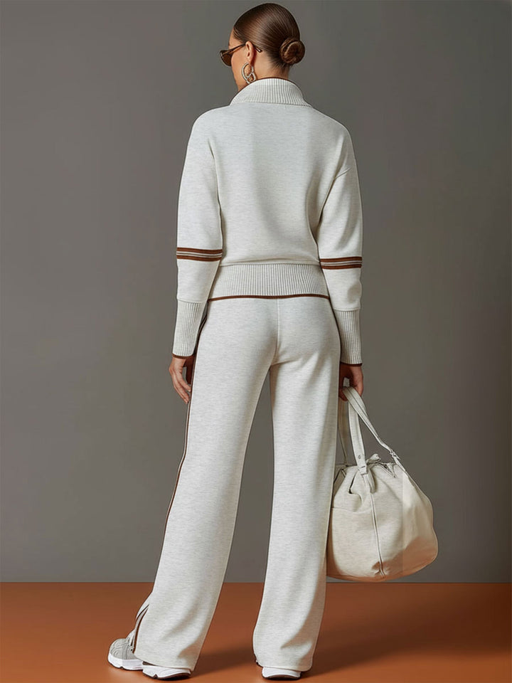 Marietta – Blouse et pantalon à jambes larges