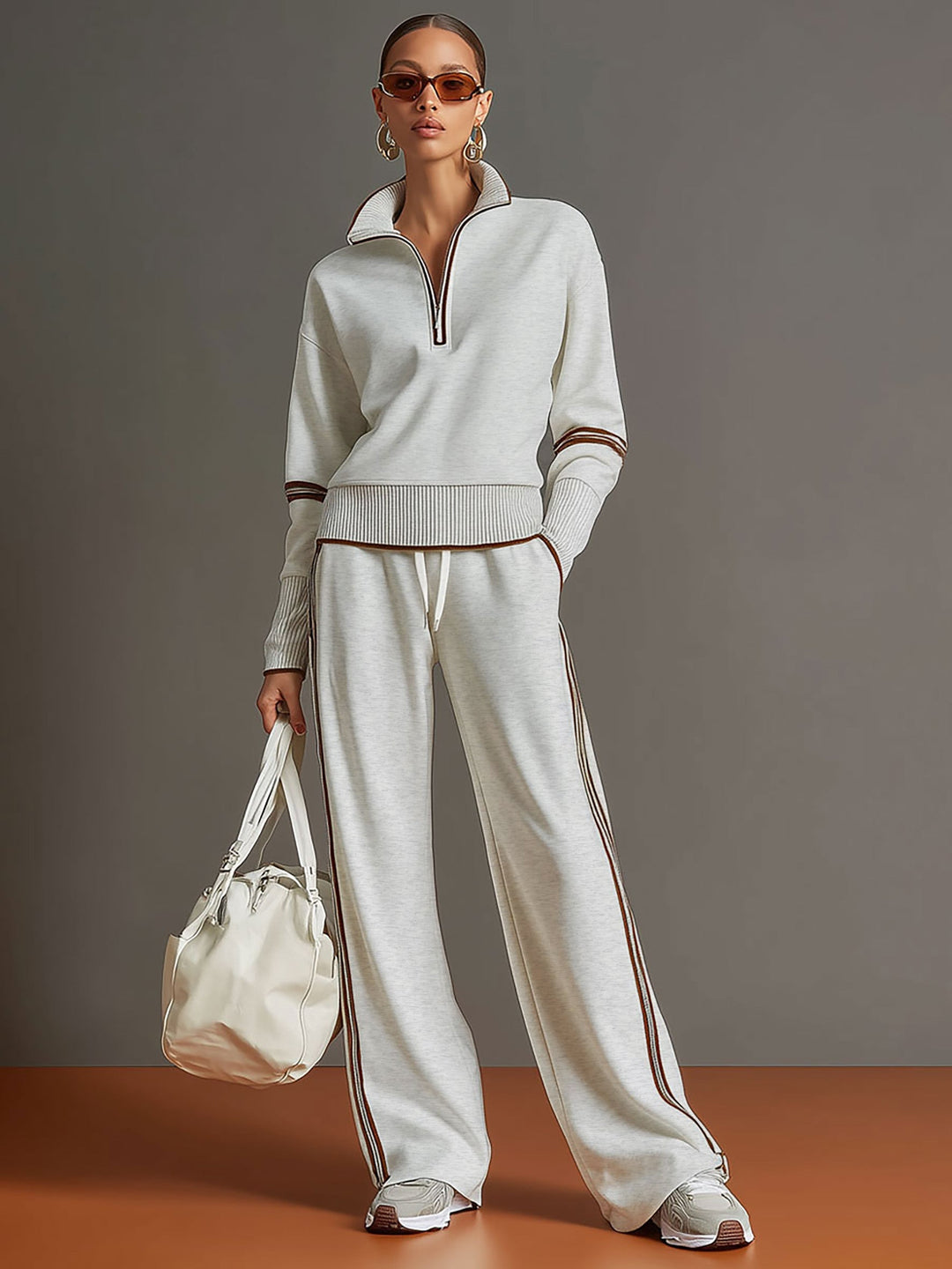 Marietta – Sweat et pantalon à jambes larges