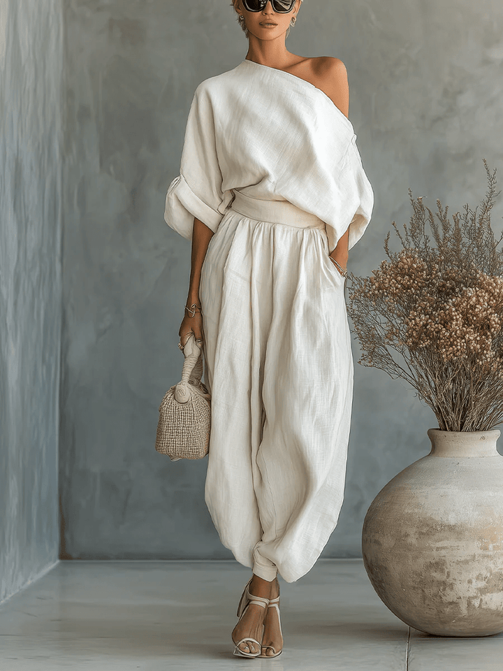 Mila™ || Ensemble 2 pièces off-the-shoulder