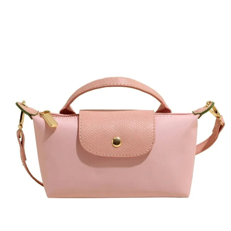 Mini Longchamp Bag, Light Pink