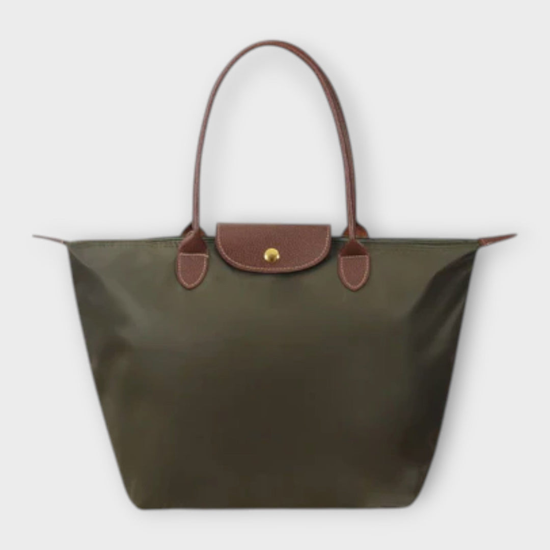 Longchamp™ – Heritage Oxford Bag, Lime Green